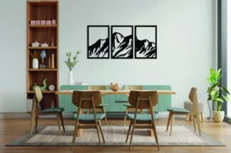 3 Panel Wall Art (Mountains)